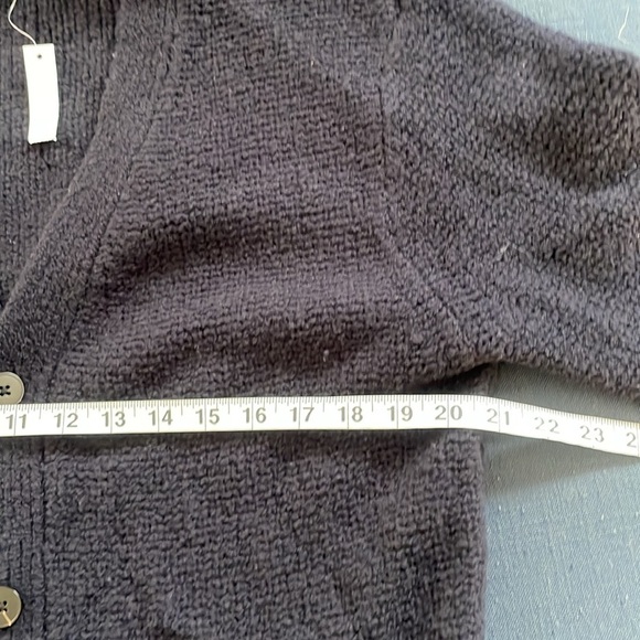 Madewell Bouclé Cardigan Sweater NWT in Navy - Picture 9 of 9